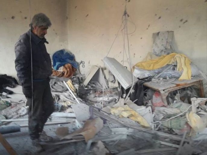 قوات النظام قصفت قرية دير قانون في وادي بردى وأسقطت 12 قتيلا وعشرين جريحا