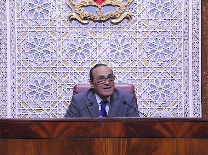 الصورة 4 ـ الرئيس الجديد لمجلس النواب الحبيب المالكي عن حزب الاتحاد الاشتراكي ـ الجزيرة نت.