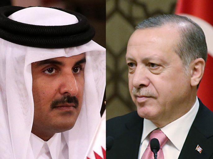 كومبو للرئيس أروغان وسمو أمير قطر الأمير تميم