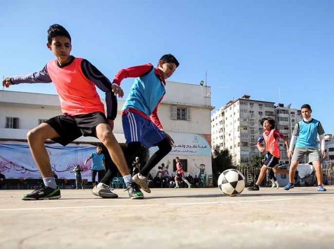 أطفال غزة يشقون طريقهم نحو "مونديال الأيتام" لكرة القدم
