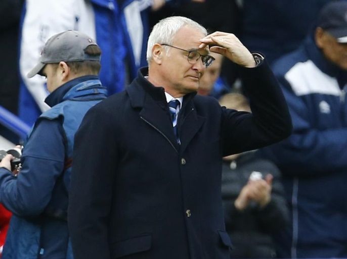 Football Soccer - Leicester City v Swansea City - Barclays Premier League - The King Power Stadium - 24/4/16 Leicester City manager Claudio Ranieri reacts after the game Reuters / Darren Staples Livepic EDITORIAL USE ONLY. No use with unauthorized audio, video, data, fixture lists, club/league logos or "live" services. Online in-match use limited to 45 images, no video emulation. No use in betting, games or single club/league/player publications. Please contact your account representative for further details.