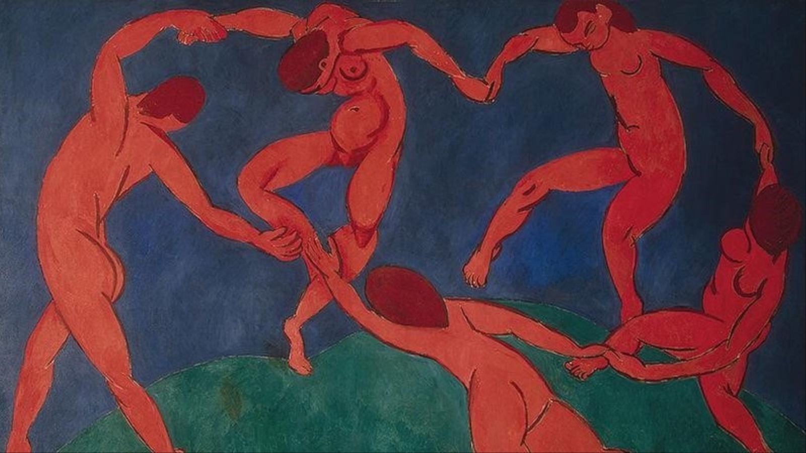 لوحة الرقص لـ هنري ماتيس - 1910م.