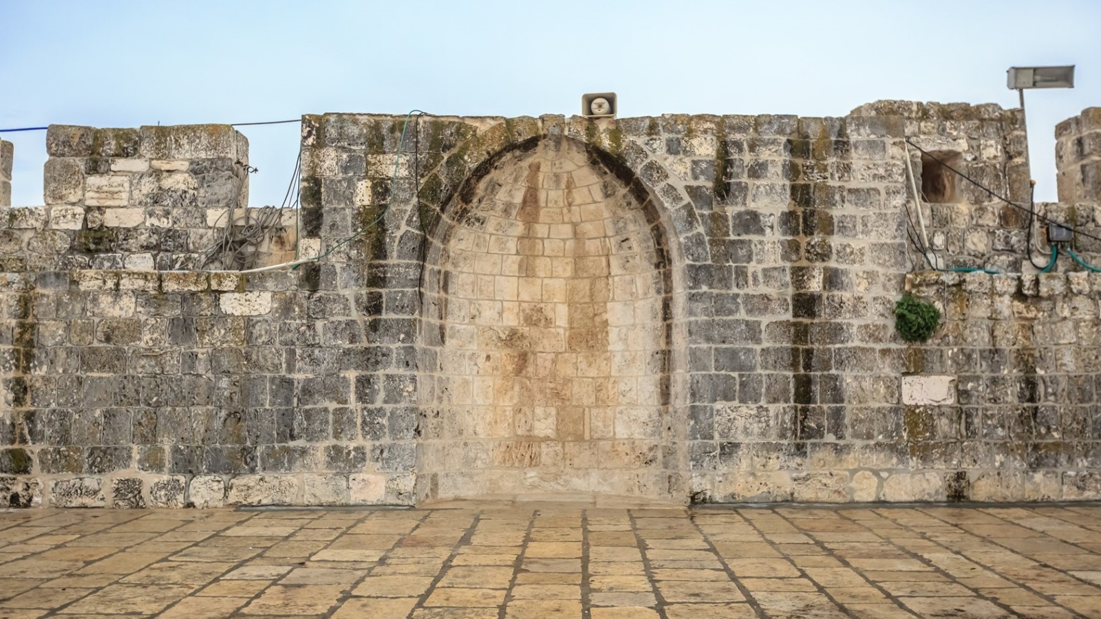 5609 -   محراب داوود، لا اثبات بين علاقة الاسم بالمسمى، بني عام 1296م يقع في السور الجنوبي للمسجد الأقصى شرقي الجامع القبلي.
