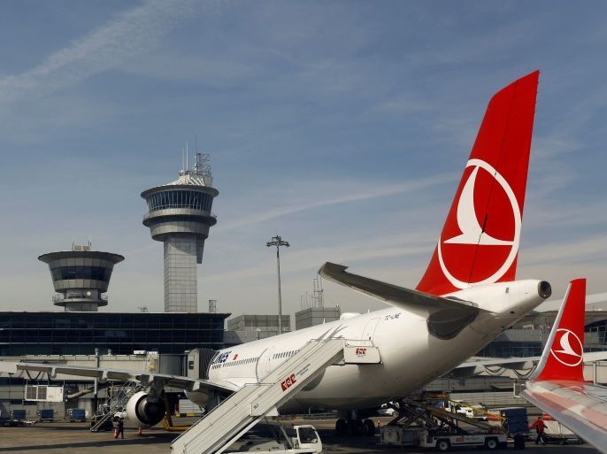 A Turkish Airlines (THY) aircraft is parked at Ataturk International airport in Istanbul, Turkey, March 24, 2017. REUTERS/Murad Sezer