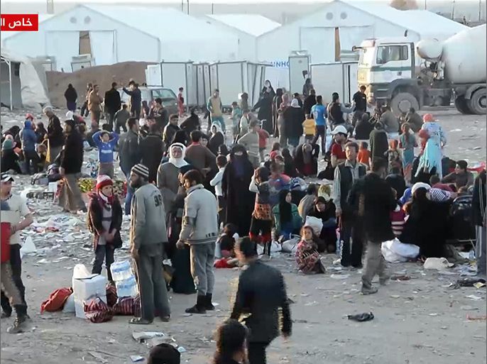 المهجرين العراقية إن عدد النازحين من مناطق القتال في الجانب الغربي للموصل