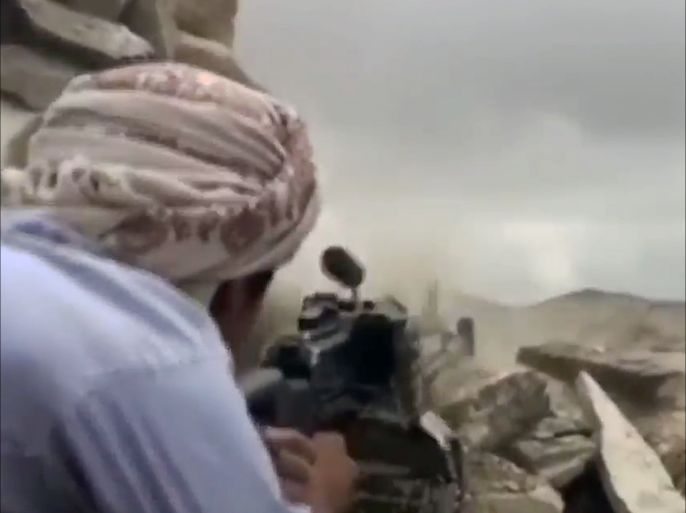 المقاومة الشعبية تصد هجوما لمليشيا الحوثي في مديرية الزاهر بمحافظة البيضاء وسط اليمن