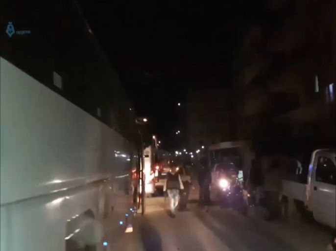 أفاد مراسل الجزيرة في حمص أن الدفعة الخامسة من مهجري حي الوعر، وتضم المقاتلين وأسرهم، قد بدأت الخروج باتجاه مدينة جرابلس في ريف حلب.