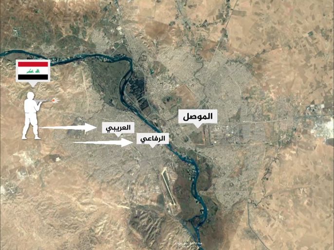 تصاعد العمليات العسكرية غرب الموصل