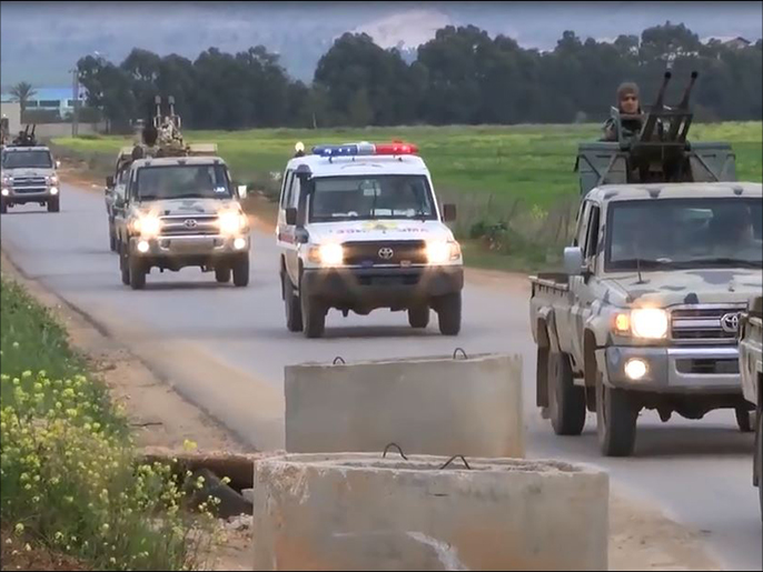 رتل عسكري لقوات عملية الكرامة ببنغازي(الجزيرة-أرشيف)