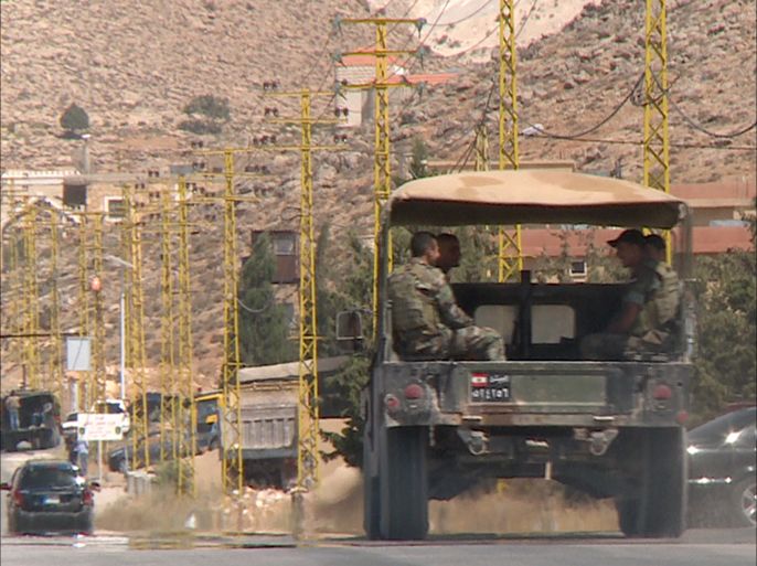 الجيش اللبناني دفع بتعزيزات اضافية الى الحدود الشرقية