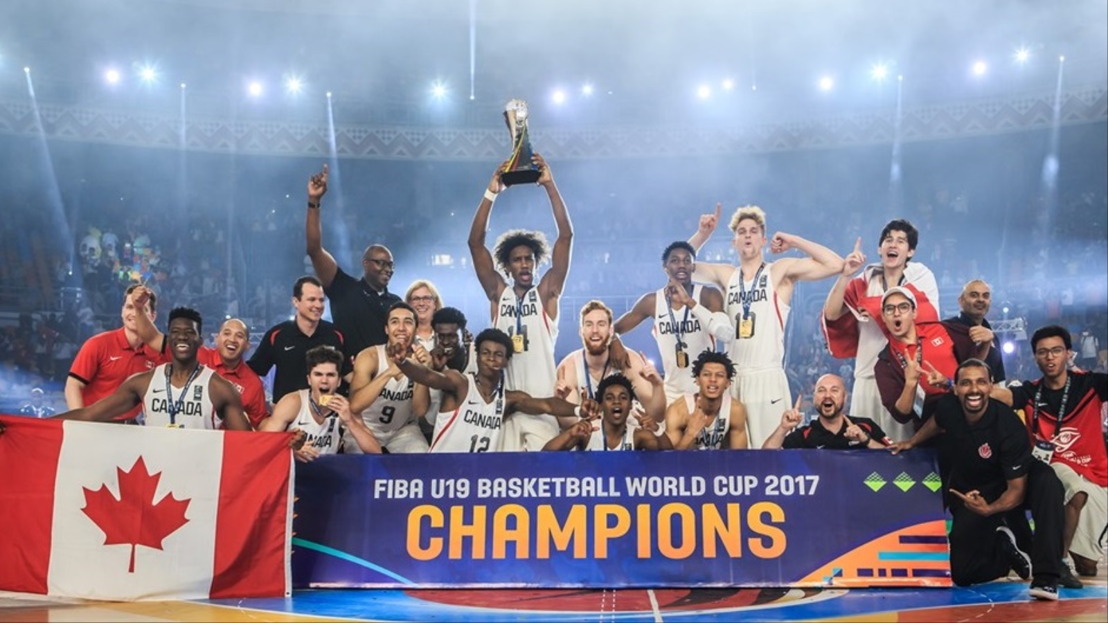 فوز المنتخب الكندي ببطولة العالم لكرة السلة للشباب تحت 19  (مواقع التواصل)