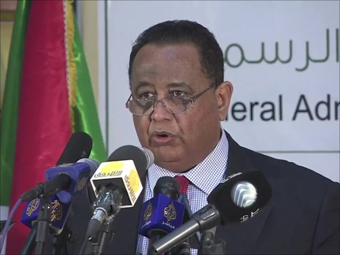 ‪وزير الخارجية السوداني: الخرطوم تعاونت في كل الملفات الإقليمية والدولية‬ (الجزيرة)
