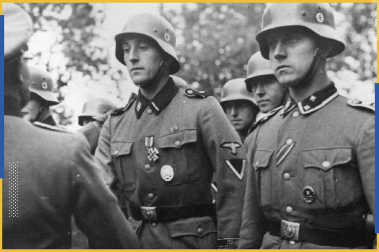 فرقة "فافن إس إس" في فرنسا سنة 1940 (مواقع التواصل)