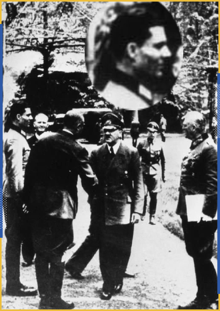 ستاوفنبرغ مع هتلر 1944 (مواقع التواصل)