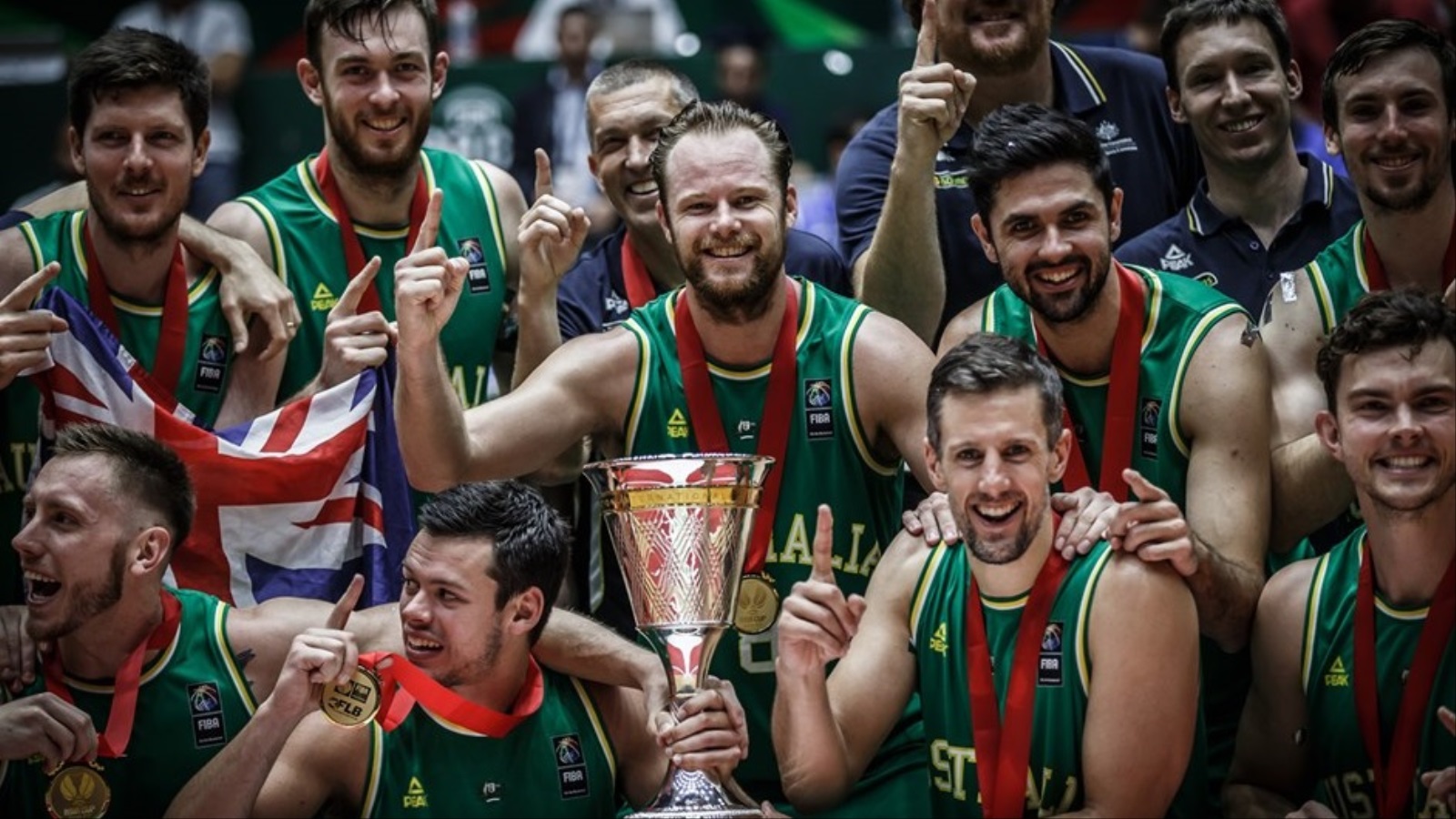 فوز المنتخب الأسترالي في نهائي بطولة آسيا لكرة السلة  ( فيبا - FIBA )