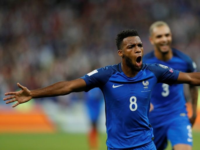 Soccer Football - 2018 World Cup Qualifications - Europe - France vs Netherlands - Saint-Denis, France - August 31, 2017 France's Thomas Lemar celebrates scoring their second goal REUTERS/Gonzalo Fuentes