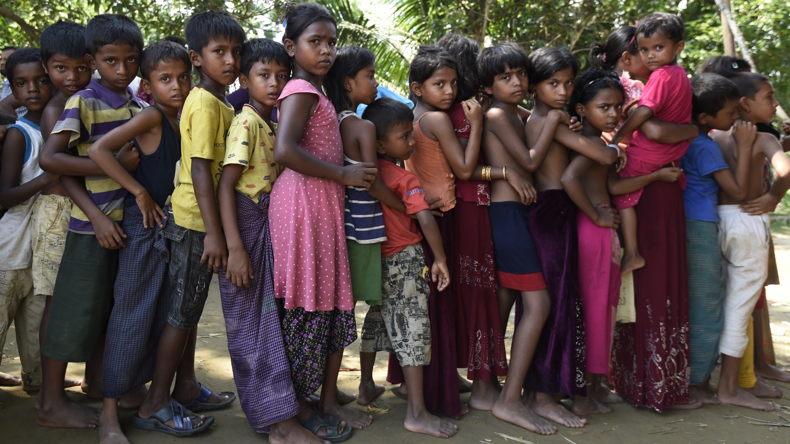 ‪(‬ الأطفال هم الفئة الأكثر معاناة داخل مخيمات الروهينغا ببنغلاديشغيتي