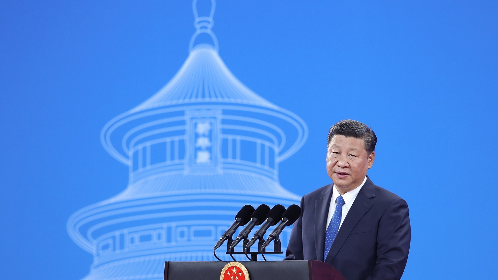 ‪الرئيس الصيني دعا إلى تعزيز الأمن المشترك‬ الرئيس الصيني دعا إلى تعزيز الأمن المشترك (غيتي)