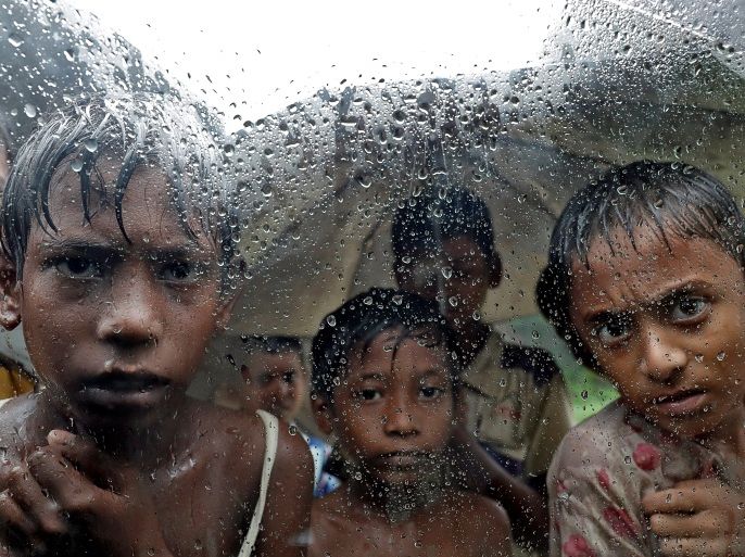 Rohingya refugee children pictured in a camp in Cox's Bazar, Bangladesh, September 19, 2017. REUTERS/Cathal McNaughton TPX IMAGES OF THE DAY
