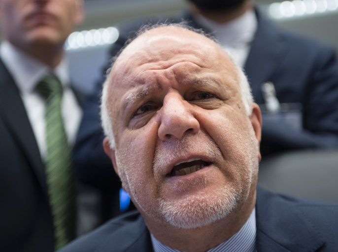 Iran's Oil Minister Bijan Namdar Zanganeh attends the 172nd meeting of the OPEC, at OPEC headquarters in Vienna, Austria, on May 25, 2017. Oil producers from inside and outside OPEC are expected to extend their agreement to cap production in an effort to boost prices. / AFP PHOTO / JOE KLAMAR (Photo credit should read JOE KLAMAR/AFP/Getty Images)