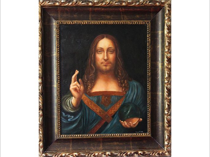 لوحة سالفاتور موندي للفنان الإيطالي ليوناردو دافنتشي