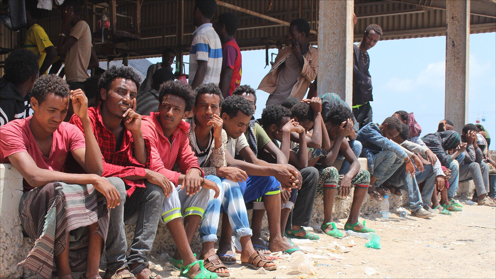 ‪معاناة كبيرة للاجئين الأفارقة في اليمن‬  (الجزيرة)