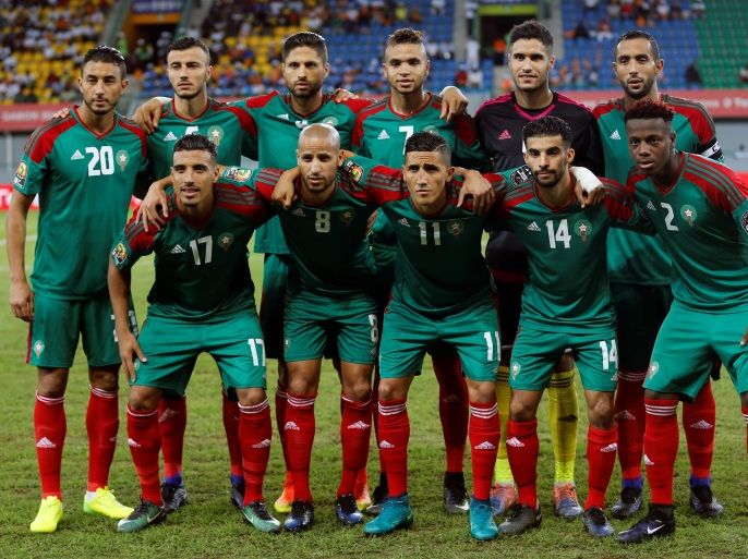 Football Soccer - African Cup of Nations - Quarter Finals - Egypt v Morocco- Stade de Port Gentil - Gabon - 29/1/17. Morocco's national team poses for photographs ahead of the match. REUTERS/Amr Abdallah Dalsh