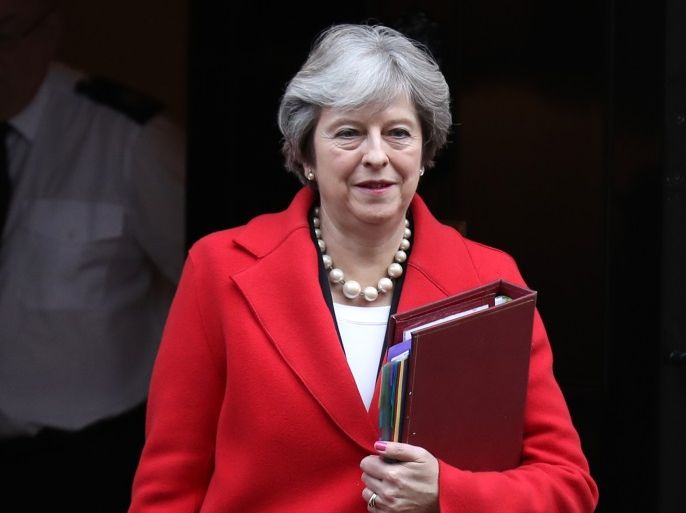 LONDON, ENGLAND - NOVEMBER 22: British Prime Minister Theresa May leaves after a cabinet meeting ahead of the Chancellor's annual budget at 10 Downing Street on November 22, 2017 in London, England. Later today Chancellor of the Exchequer Philip Hammond will deliver his 2017 budget to Parliament. The conservative government is continuing with its aim of reducing the deficit and balancing the books as the UK negotiates its departure from the European Union (Photo by Christopher Furlong/Getty Images)