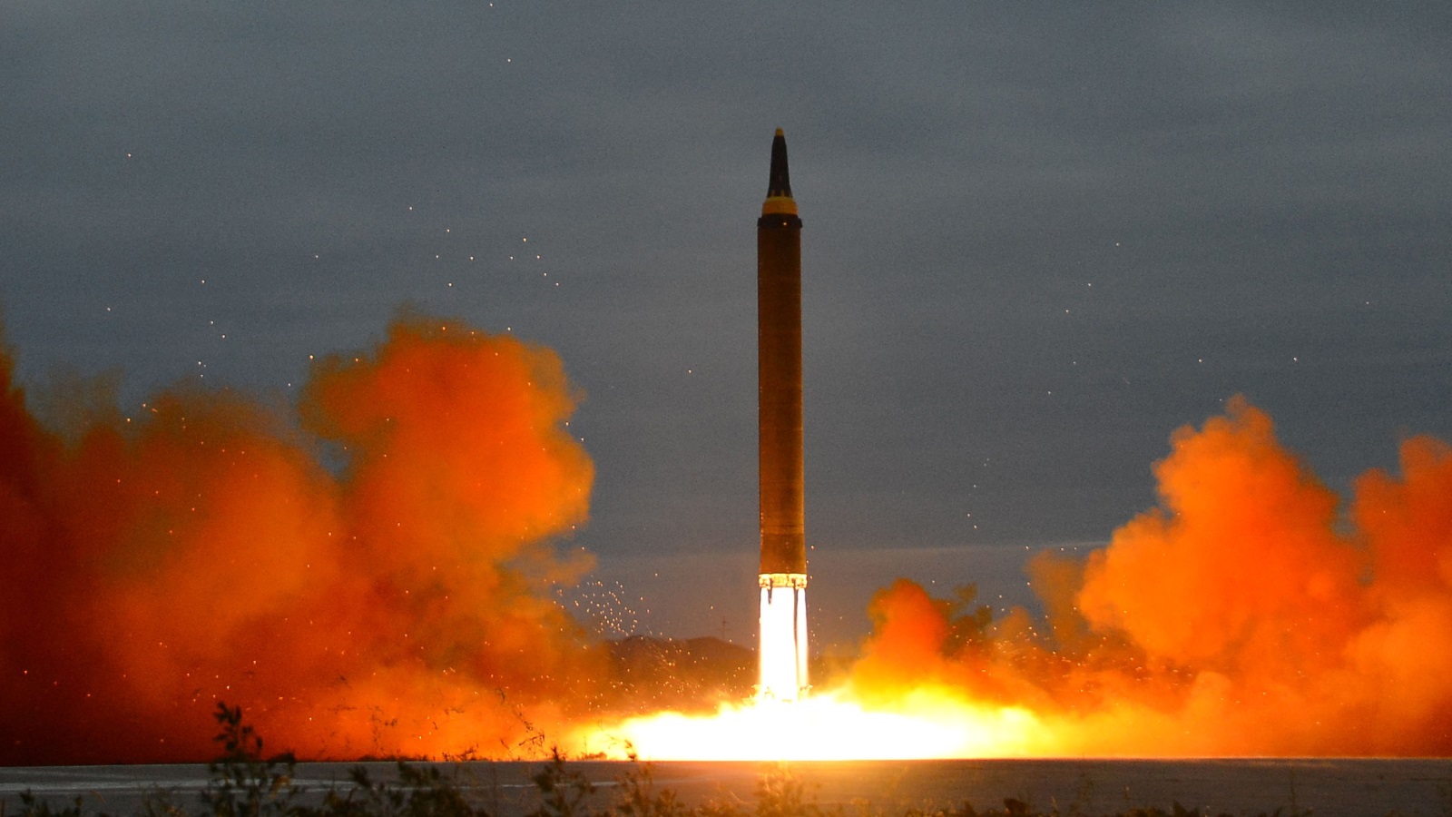 ‪تجربة صاروخية لكوريا الشمالية في أغسطس/آب الماضي‬ (رويترز)