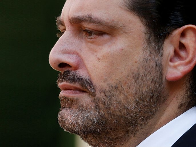 Lebanon''s Prime Minister Saad al-Hariri, who has resigned from his post is seen at the governmental palace in Beirut, Lebanon October 24, 2017. Picture taken October 24, 2017. REUTERS/Mohamed Azakir REUTERS 07/11/2017