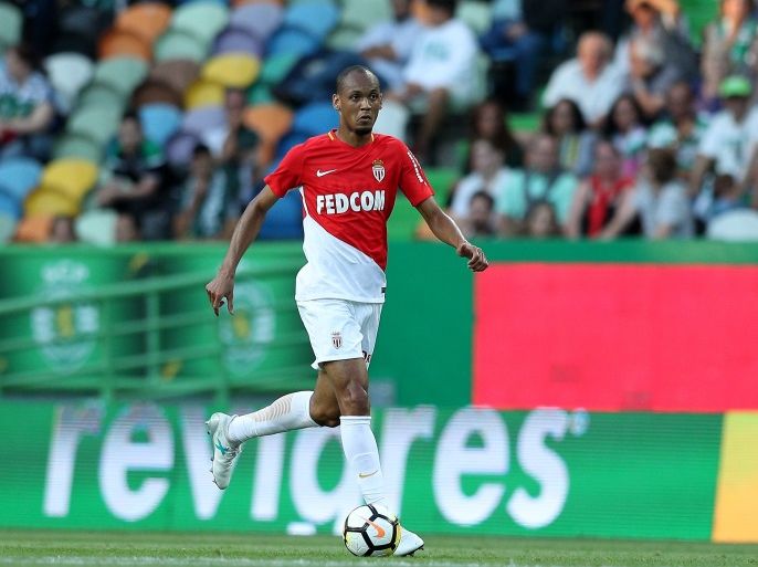LISBON, PORTUGAL - JULY 22: Monaco midfielder Fabinho from Brasil during the Friendly match between Sporting CP and AS Monaco at Estadio Jose Alvalade on July 22, 2017 in Lisbon, Portugal. (Photo by Carlos Rodrigues/Getty Images)