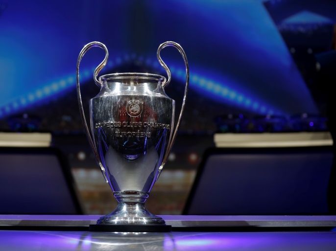Soccer Football - Champions League Group Stage Draw - Monaco - August 24, 2017 General view of the Champions League trophy ahead of the draw REUTERS/Eric Gaillard