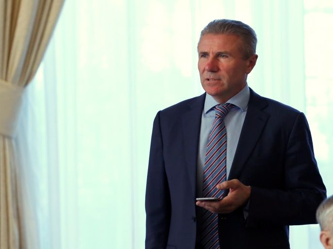 International Olympic Committee (IOC) member Sergey Bubka arrives for a meeting of the Executive Board in Lausanne, Switzerland, December 6, 2016. REUTERS/Denis Balibouse