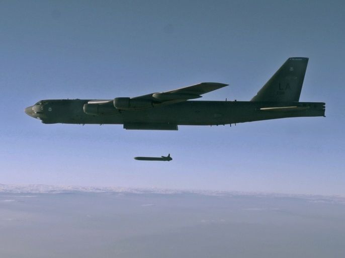 An unarmed AGM-86B Air-Launched Cruise Missile is released from a B-52H Stratofortress over the Utah Test and Training Range during a Nuclear Weapons System Evaluation Program sortie, 80miles west of Salt Lake City, Utah, U.S., September 22, 2014. Picture taken September 22, 2014. To Match Special Report USA-NUCLEAR/MODERNIZE Air Force/Staff Sgt. Roidan Carlson/Handout via REUTERS ATTENTION EDITORS - THIS IMAGE WAS PROVIDED BY A THIRD PARTY.