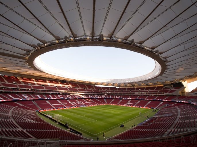 MADRID, SPAIN - JANUARY 17: A general view of Estadio Wanda Metropolitano ahead of the Copa del Rey, Quarter Final, First Leg match between Atletico de Madrid and Sevilla at Estadio Wanda Metropolitano on January 17, 2018 in Madrid, Spain. (Photo by Denis Doyle/Getty Images)