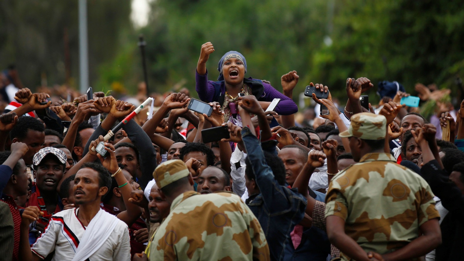 كان يُنظر لإثيوبيا قبل بداية الاحتجاجات على أنها نموذج باهر للحكم استطاع إدارة التنوع العرقي والمناطقي(رويترز)