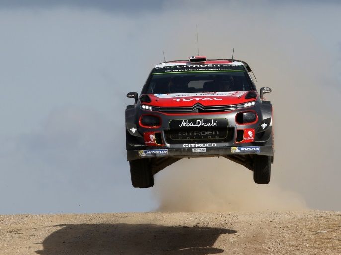 ALGHERO, ITALY - JUNE 10: Andreas Mikkelsen of Norway and Anders Jaeger of Norway compete in their Citroen Total Abu Dhabi WRT Citroen C3 WRC during Day Two of the WRC Italy on June 10, 2017 in Alghero, Italy. (Photo by Massimo Bettiol/Getty Images)