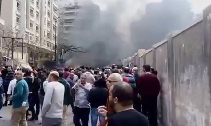 من موقع الانفجار في الإسكندرية