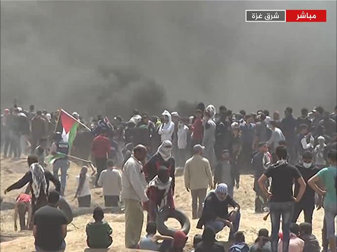 انطلاق فعاليات مسيرات العودة الكبرى شرقي غزة والاحتلال الإسرائيلي يضع قواته في حالة تأهب قصوى