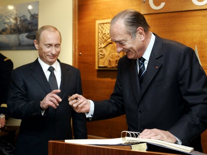مدونات - بوتين وشيراك والقلم