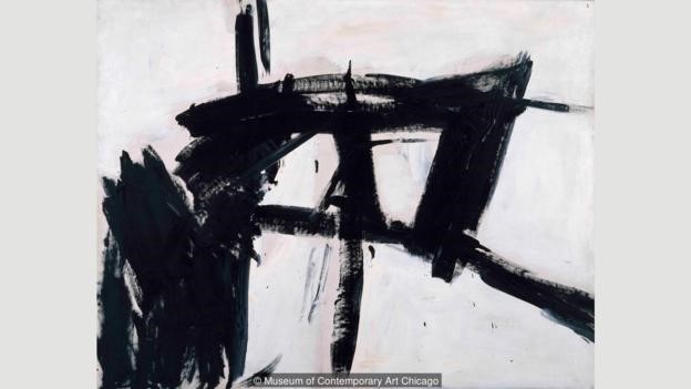 أعمال فرانز كلاين أشد صرامة وأقل عفوية عن أعمال نظرائه من رسامي التجريدية التعبيرية (مواقع التواصل الاجتماعي) 
