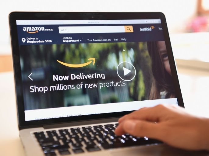 DANDENONG, AUSTRALIA - DECEMBER 05: The Amazon website is seen on December 5, 2017 in Dandenong, Australia. Amazon has ended months of speculation by launching its local website overnight. The online retail giant has started taking orders and shipping products from its 'fulfilment centre' in Dandenong South, offering massive discounts on millions of items across more than 20 categories including electronics, toys, clothing, beauty and accessories. (Photo by Quinn Ro