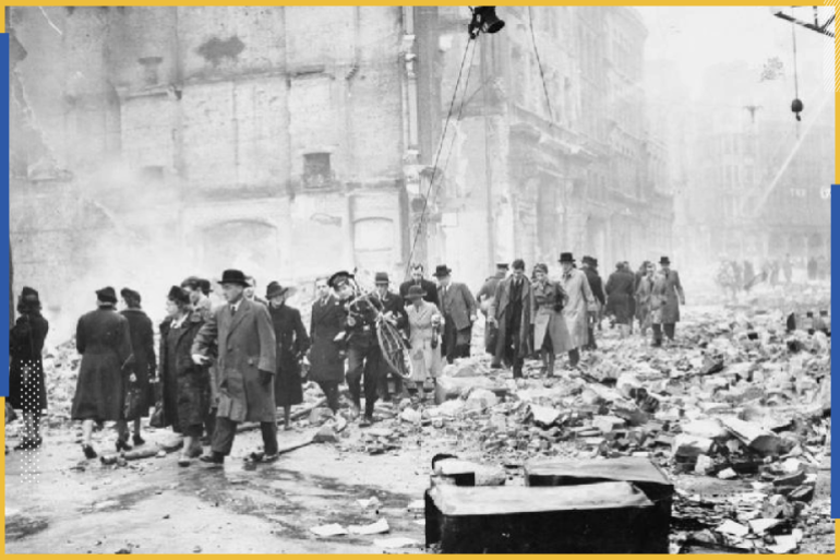آثار قصف لندن عام 1941 (مواقع التواصل الإجتماعي)