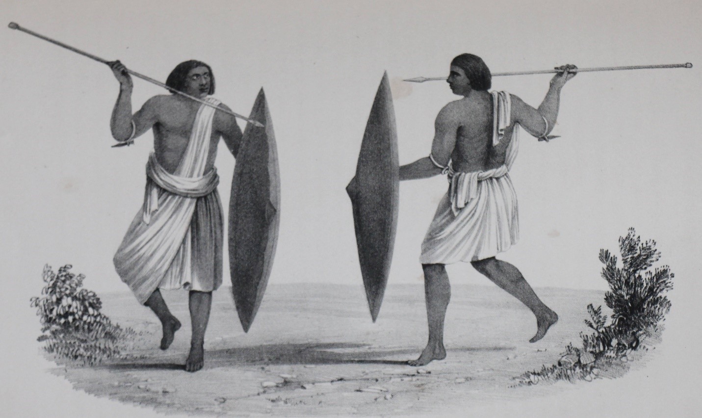 محاربون من قبائل الشايقية - القرن التاسع عشر