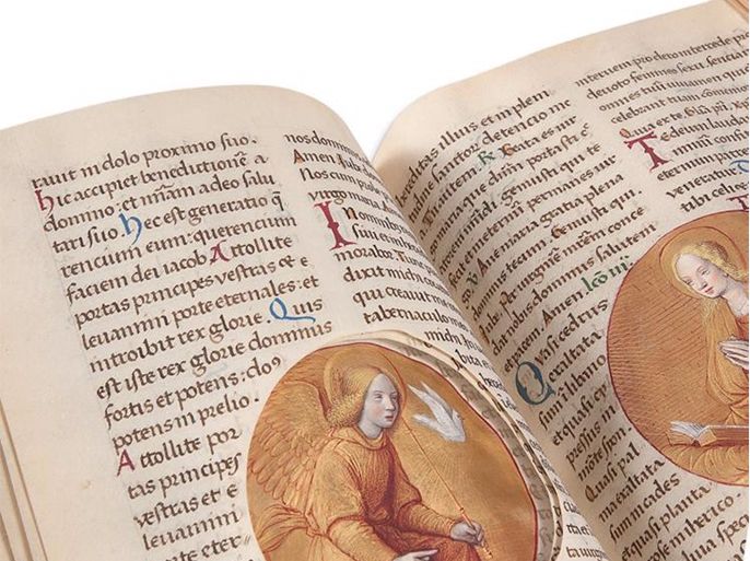 كتاب الساعات.. مخطوط من القرون الوسطى (المصدر: "أغوت" لبيع التحف في المزاد العلني)