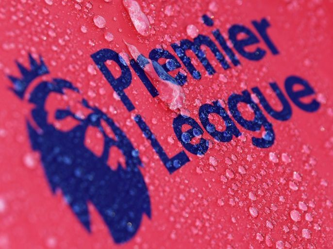 BOURNEMOUTH, ENGLAND - SEPTEMBER 15: Raindrops are seen on a Premier League logo prior to the Premier League match between AFC Bournemouth and Brighton and Hove Albion at Vitality Stadium on September 15, 2017 in Bournemouth, England. (Photo by Mike Hewitt/Getty Images)