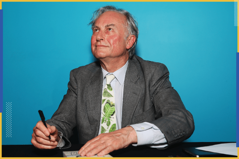 SYDNEY, AUSTRALIA - DECEMBER 04: Richard Dawkins, founder of the Richard Dawkins Foundation for Reason and Science,signs copies of his new book at the Seymour Centre on December 4, 2014 in Sydney, Australia. Richard Dawkins is well known for his criticism of intelligent design. (Photo by Don Arnold/Getty Images)