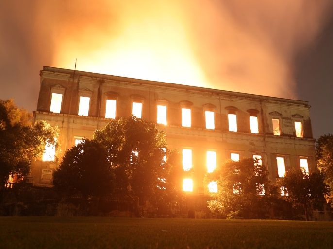 blogs حريق متحف ريو دي جانيرو بالبرازيل