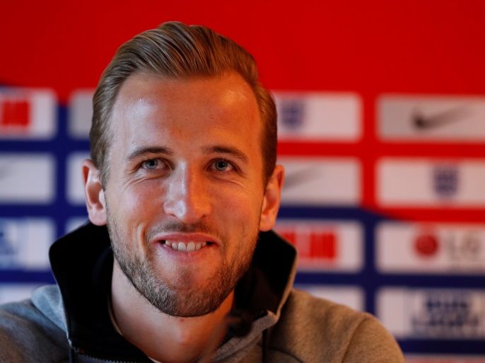 Soccer Football - UEFA Nations League - England - Gareth Southgate Press Conference - The Grove Hotel, Watford, Britain - September 7, 2018 England's Harry Kane during the press conference Action Images via Reuters/John Sibley