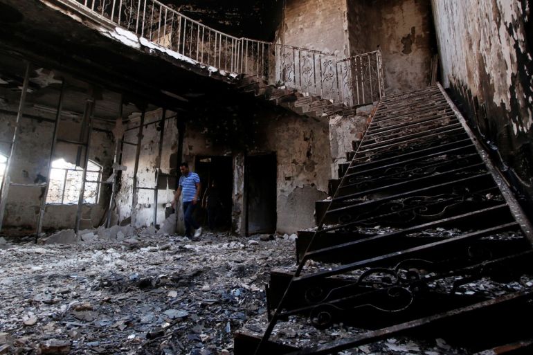 blogs حريق بالعراق بمبنى الحكومة العراقية